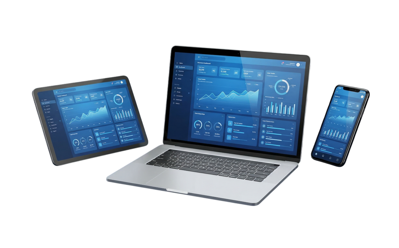 ACCESSIO em notebook, tablet e celular