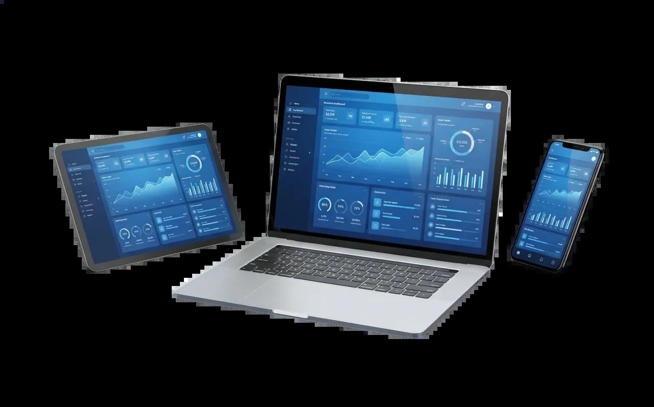 ACCESSIO em notebook, tablet e celular